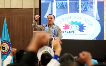 Hadiri Rakernas KSPI 2026, Wakapolri Tegaskan Sinergi Polri dan Buruh untuk Lindungi Hak Pekerja